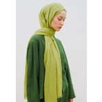 Fresh Scarfs Işıltılı Vual Şal Zeytin Yeşili