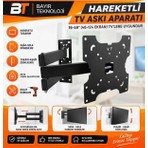 BT Bayır Teknoloji 19''-22'' 30'' 32'' 40'' 42'' 43''-49'' Inch Inç Led Tv Hareketli Askı Aparatı