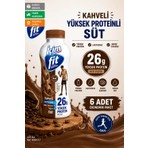 İçim Fit 400 ml x 6 Adet Kahveli Protein Sütü Laktozsuz ve Yüksek Protein İçerir