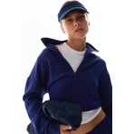 Penti Lacivert İpeksi Dokunuş Silky Touch Yarım Fermuarlı Sweatshirt