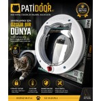 Patidoor Pati Xxl (Beyaz) Kedi Kapısı