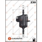 Yakıt Filtresi - (Fiat Siena, Seicento, Strada, Palio) - (EUROREPAR-1643631380)