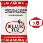 Billur Tuz Billur Iri Salamura Tuz 3000 gr x 6 Adet (18 Kg)