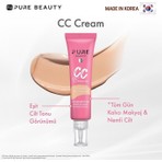 Pure Beauty cc Krem SPF50 Pa++++ Ivory 30 ml Tüm Cilt Tipleri İçin