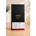 Gıpta 2027 GIPTA 17X33 KASA AJANDASI 432 sayfa pazar günleri tek sayfa 118-tck