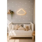 Bugy Bagy Ahşap Beyaz Bulut Aydınlatma 40CMX25CM