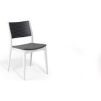 Novussi Segino Sandalye 4'lü Paket (Beyaz-Antrasit)