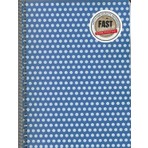 Gıpta Fast Notebook Spiralli Pp. Kapak A4 80YP. Kareli Defter 8571 - Tekli