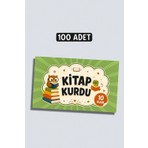 Metranya Kitap Kurdu Başarı Kartı 100 Adet, Öğrenci Motivasyon Kartları Takdir Kartı Ödül Kartları Öğrenci Başarı Kartı Öğrenci Hediye Kartı Ders Çalışma Teşvik Kartı Çocuklar Için Motivasyon Kartı Seti