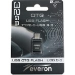 Pmr  iPhone 15 Ile Uyumlu 32 GB Type-C ve USB 3.0 Çift Taraflı Metal Otg Flash Bellek