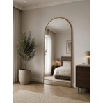 Effe Yapı Dekor Gold Metal Çerçeveli 180X80 cm Ayaklı Boy Aynası