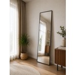 Effe Yapı Dekor Siyah Metal Çerçeveli 180X50 cm Boy Aynası