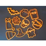 BarsDepo Hallowen Cadılar Bayramı Kurabıye Kalıbı 10'lu