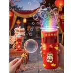 Gaman Işıklı ve Müzikli Otomatik Baloncuk Makinesi 2 Adet Solüsyon + Sticker Hediyeli Bubble Machine 3+ Yaş