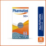Pharmaton 50+ Multivitamin ve Mineral Desteği Omega 3 Enerji* 30 Tablet
