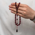 Inure Jewelry Sıkma Kehribar Tesbih
