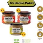 The Good Wild Filizlendirilmiş Fermante Salata Miks Karma Paket | Yemeye Hazır Glutensiz Ürün | Vegan | 6 x 300 Gr