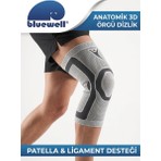 Bluewell Patella Ligament Destekli Medikal Örgü Dizlik - Anatomik Kompresyon ve Diz Destek Korsesi