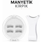 Synee Manyetik Mıknatıslı Kirpik ve Özel Aplikatör Seti 4P01- Yapıştırıcısız Pratik ve Doğal Görünümlü Takma Kirpik