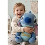 Sole Kişiye Özel Isim Yazılı Stitch Peluş Oyuncak 60 cm – Sevimli Mavi Peluş, Doğum Günü Hediyesi, Kız ve Erkek Çocuklara Özel Hediye