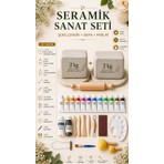 DSH Doğal Seramik Hamuru 4 kg Seramik Hamuru , Kil Çamuru Seti, Doğal Oyun Hamuru, Ebeşuar, Kil Hamuru