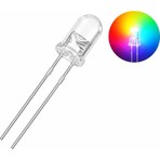 Eding Eğitim Platformu LED Diyot 5mm Rgb Flaşör LED Renkli Kağıt Devre - 5 Adet