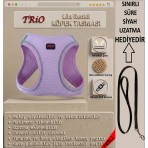 Trio Air-Mesh Küçük ve Orta Irk Kedi Köpek Göğüs Tasması Yumuşak, Nefes Alabilir, Extra Dayanıklı