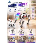vooka Akıllı Robot Köpek Uzaktan Kumandalı Programlanabilir Akrobatik Takla Atan Zıplayan Işıklı Sesli Robot Oyuncak