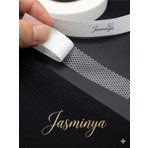 Jasminya 10 Metre 2 cm Geniş Çift Taraflı Şerit Yapıştırıcı Tela (Etek, Pantolon Paça, Elbise Altı,köprü )