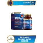 Nutraxin Omega3 Ultra 2500 Mg 30 Softjel - Balık Yağı, EPA 1125, DHA 875 Mg