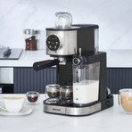 Homend Coffebreak 5015H Espresso Makinesi 1470W Güçlü Süt Köpürtücülü Inox Renkli