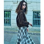 İpekyol Aksesuarlı kadife mont IW6260012360074