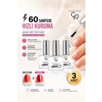 Golden Rose Quick Dry Top Coat |  Oje Kurutucu x 3 Ad