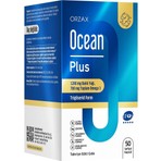 Orzax Ocean Plus Omega 3 Balık Yağı Limon 1200 Mg 50 Softjel Kapsül