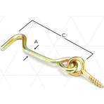 Belirtilmemiş Çengelli Askı 60 No ( 5 Adet )