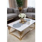  Dantel Detaylı Gümüş Oval Runner (115X35CM)