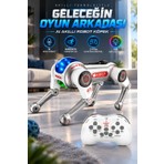 Robeve Blic Brb1 Aı Akıllı Robot Köpek – Sesli Komutlu, Programlanabilir, 2.4 Ghz Uzaktan Kumandalı Akrobatik Robot Oyuncak – Rgb Işıklı, Müzikli, Dans Eden Stunt Robot Kumandalı Oyuncak Aı Oyuncak