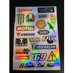 Bisiklet Dünyam Hologramlı Sticker Scooter Bisiklet Karışık