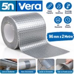 5N Vera   96 mm x 2 Metre Sakız Bandı – Su Sızdırmaz Çamur Bant, Çatı Izolasyon ve Tamir Bandı | Boru, Oluk, Çatlak ve Yalıtım Için