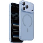 Keephone iPhone 17 Pro / 18 Pro Uyumlu Kılıf 0.8mm Ultra Ince Yumuşak Silikon Mat Magsafe Kapak - Dark Cherry