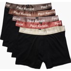 Paul Kenzie 5'li Erkek Boxer - Espresso
