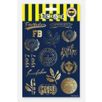 Fenerbahçe Sticker Seti Lacivert Gold - Lisanslı Orijinal