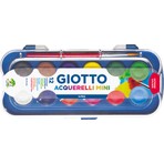 Giotto Acquerelli 12'li Mini Sulu Boya 23 mm Renkli Çocuk Oyunları İçin Eğlenceli Set