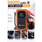 Enshall 24.000MAH PRO Model Şarjlı Powerbank Özellikli Çantalı 2000A Tepe Akımlı Akü Takviye Cihazı Oto Hava Kompresör