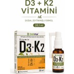 Orbi Vital D3K2 Vitamini Dilaltı Sprey 20,1 ml | 25 mcg D3 Vitamini ve 50 mcg K2 Vitamini