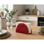 Lunera Accessories Hilal Peçetelik Dekoratif Masaüstü Peçete Tutucu Modern Mutfak Sofra Aksesuarı 3D Baskı