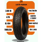 Billas 3.00-10 4PR BL054 TUBELESS-2026-ÜÇ TEKER-SCOOTER