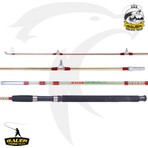 Bauer Crystal Şeffaf Dolgu Olta Kamışı 150 cm İki Parça Atarlı Dayanıklı Tasarım
