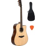 Valler VA530C Cutaway Akustik Gitar 41" Parlak Cilalı N (Naturel) Premium Ses Kalitesi