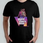 Pixxa Gta 6 - Grand Theft Auto 6 - Gta Vı Unisex %100 Pamuklu Bisiklet Yaka T-Shirt Model 6